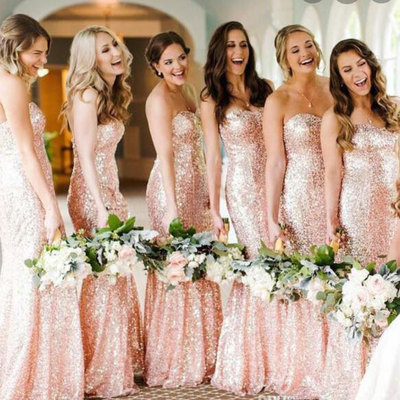 Sweetheart bridesmaid dresses pink  - Thumbnail 5