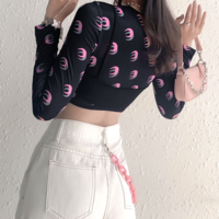 Free Shipping-PINK MOON MESH TOP SET - Thumbnail 2