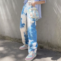 SKY TIE DYED JEANS  - Thumbnail 3