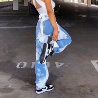 SKY TIE DYED JEANS  - Thumbnail 5