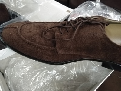 Awesome Wear Dark Brown Split Toe Suede Casual Wear Shoes