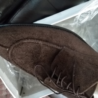 Awesome Wear Dark Brown Split Toe Suede Casual Wear Shoes - Thumbnail 1