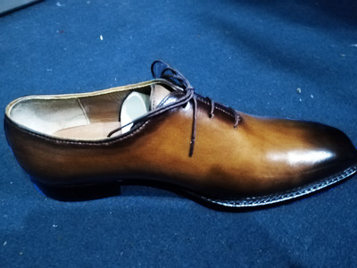 Best Two Tone Derby Leather Handmade Shoes