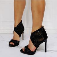 Sexy stiletto high heel sandals S-583 - Thumbnail 2