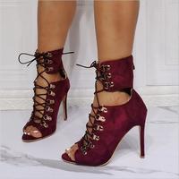Sexy stiletto strap high heel sandals S-584 - Thumbnail 2