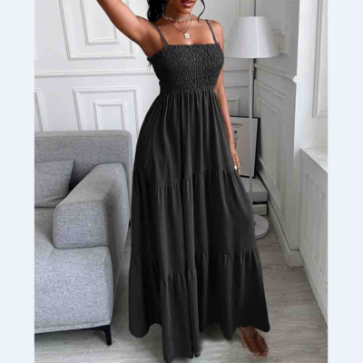 Fashion sexy women's sling sleeveless dress