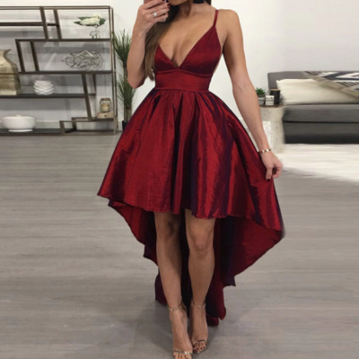 Sexy backless prom dress short evening dress - Thumbnail 5