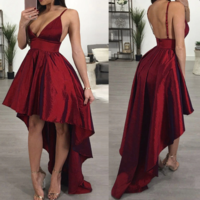 Sexy Backless Prom Dress Short Evening Dress - Thumbnail 1
