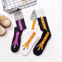 Funky Chicken Feet Knee Socks - Thumbnail 5