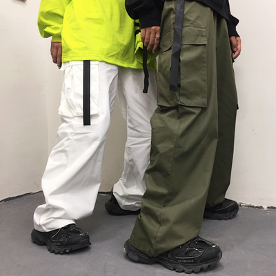 Free shipping-cargo pocket pants ( with belt )