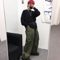 Free Shipping-CARGO POCKET PANTS ( WITH BELT ) - Thumbnail 5