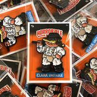 Horrorible Kids CLARK Unstable - Limited Edition Enamel Pin and Sticker - Thumbnail 1