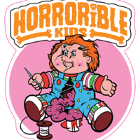 Horrorible Kids CHARLES Leaky Ray - Limited Edition Enamel Pin and Sticker - Thumbnail 2