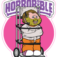 Horrorible Kids Silenced LAMBERT - Limited Edition Enamel Pin and Sticker - Thumbnail 2