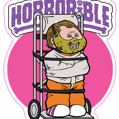 Horrorible kids silenced lambert - limited edition enamel pin and sticker