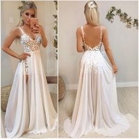 Sexy Backless Lace Prom Dresses, Evening dress,Cheap Evening Dress,1049 - Thumbnail 2