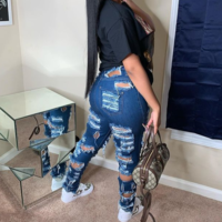 Fashion Sexy Ripped Jeans - Thumbnail 2