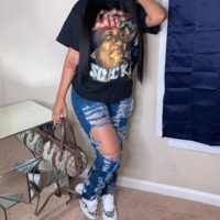 Fashion Sexy Ripped Jeans - Thumbnail 3