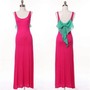 Fuchsia Blue Bow Maxi - Thumbnail 1