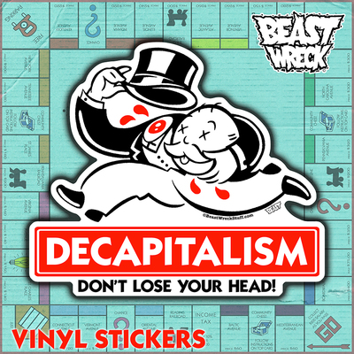 DECAPITALISM Vinyl Sticker