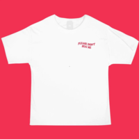 Free Shipping-"PLEASE DON'T HUG ME" TEE - Thumbnail 2