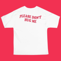 Free Shipping-"PLEASE DON'T HUG ME" TEE - Thumbnail 4