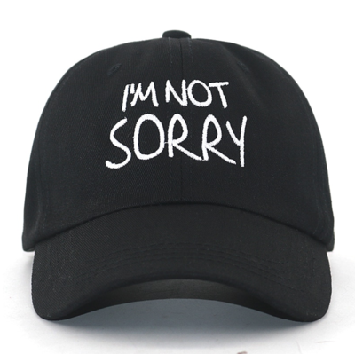 Free Shipping-"I'M NOT SORRY" CAP