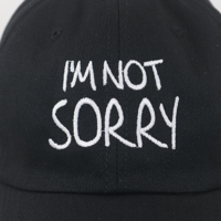 Free Shipping-"I'M NOT SORRY" CAP - Thumbnail 3