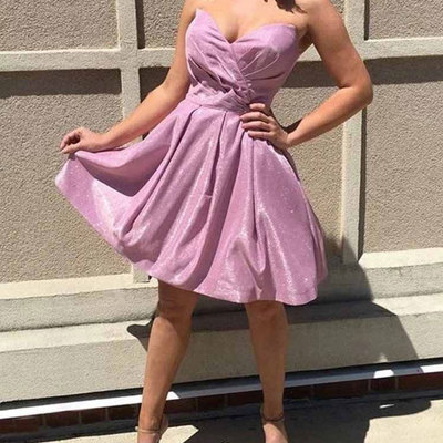 Sweetheart short homecoming dresses - Thumbnail 3