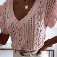 Solid Color Women'S Bat Sleeve Top - Thumbnail 1