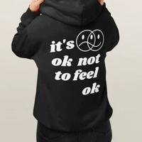 "IT'S OK NOT TO FEEL OK" HOODIE - Thumbnail 1