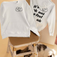 "IT'S OK NOT TO FEEL OK" HOODIE - Thumbnail 4