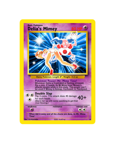 Delia's Mimey Holo Card