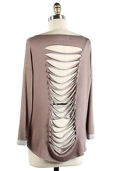 Distressed Ripped Shirt