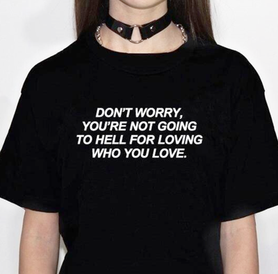 Free Shipping-"DON'T WORRY" TEE