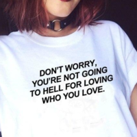 Free Shipping-"DON'T WORRY" TEE - Thumbnail 2