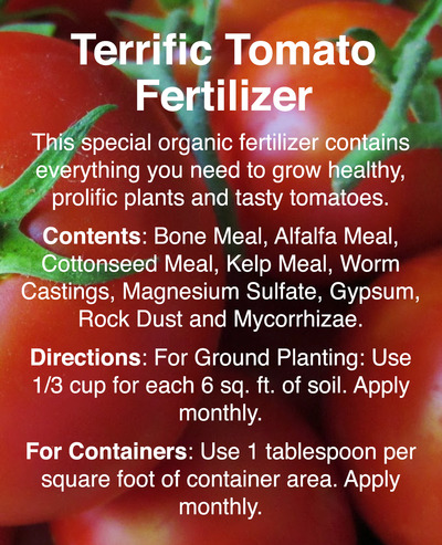 Terrific Tomato Fertilizer