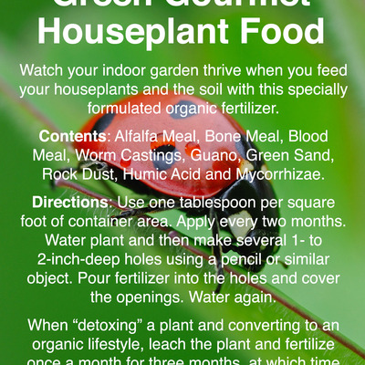 Green gourmet houseplant food