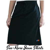 Black Mod Sport Skirt with Leggings  - Thumbnail 3