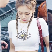 Cute Happiness Sun Print White Short Sleeve Shirt Loose Punk Aesthetic Casual Summer E-Girl Kawaii Korean Japanese Haraju - Thumbnail 5