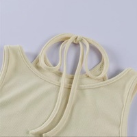 Cute Dragon Ying Yang Print Lace Tank Crop Top Off Shoulder Punk  Aesthetic Casual Summer E-Girl Kawaii Korean Japanese Haraju - Thumbnail 7