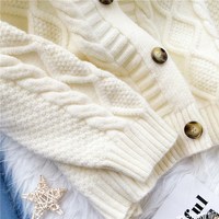 Pastel Color Cozy Knitted Cardigan - Thumbnail 4