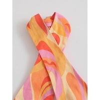 Cute Sexy Orange Vintage Retro Halter Crossover Straps Tank Crop Top Sleeveless Shirt Aesthetic Casual Summer E-Girl Kawaii Korean Japanese Haraju - Thumbnail 6