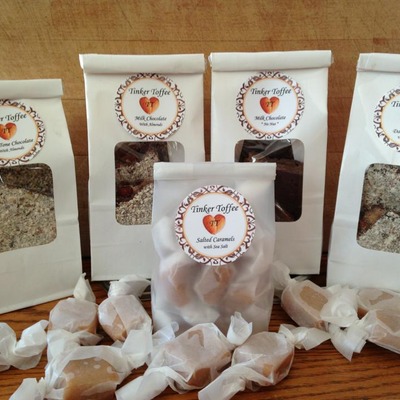 10 oz. gourmet (dark chocolate) english toffee