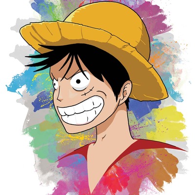 6" x 4" print - luffy (one piece)