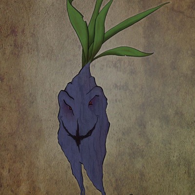 6" x 4" print - oddish (pokemon)