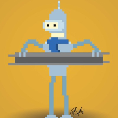 6" x 4" print - pixel bender