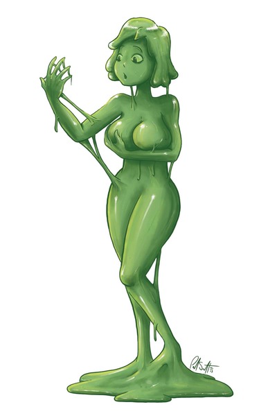 6" x 4" Print - Slime Girl