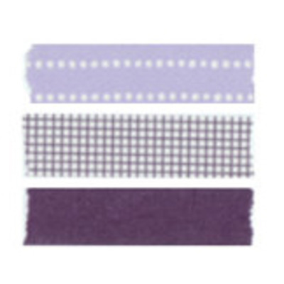 Washi tape basic set: purple