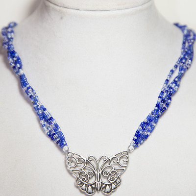 Blue twist butterfly - Thumbnail 5